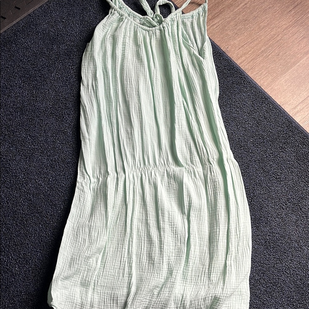 Kona Sol Light Green Maxi Dress